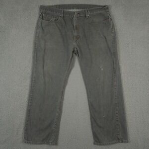 Levis 559 Jeans Mens 40x29* Washed Gray Relaxed Straight Fit Distressed Workwear